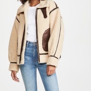 Moon River Tan Moro Bomber Jacket
